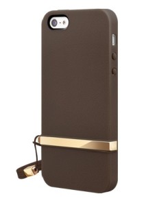 Brown Lanyard metal clip Lanyard Mobile phone case